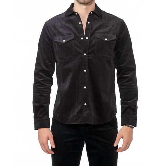 NEW MONFRERE eastwood needle cord jacket in noir
